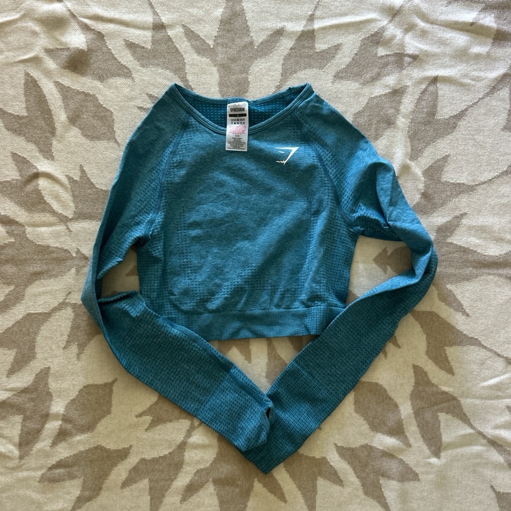 Gymshark Teal Crop Top
